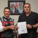 Sesión de Cabildo de Ciudad Victoria donde se aprobó el nombramiento de Livio Flores Rodríguez como director de Seguridad, Tránsito y Vialidad
